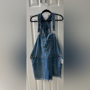 Gap Size XXL Jean Overall Shorts Brand New With Tags
